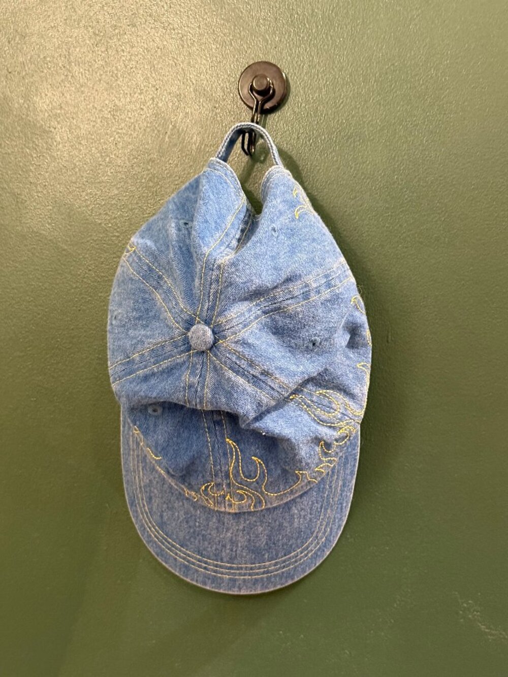 Blue Hat Urban Outfitters Flame